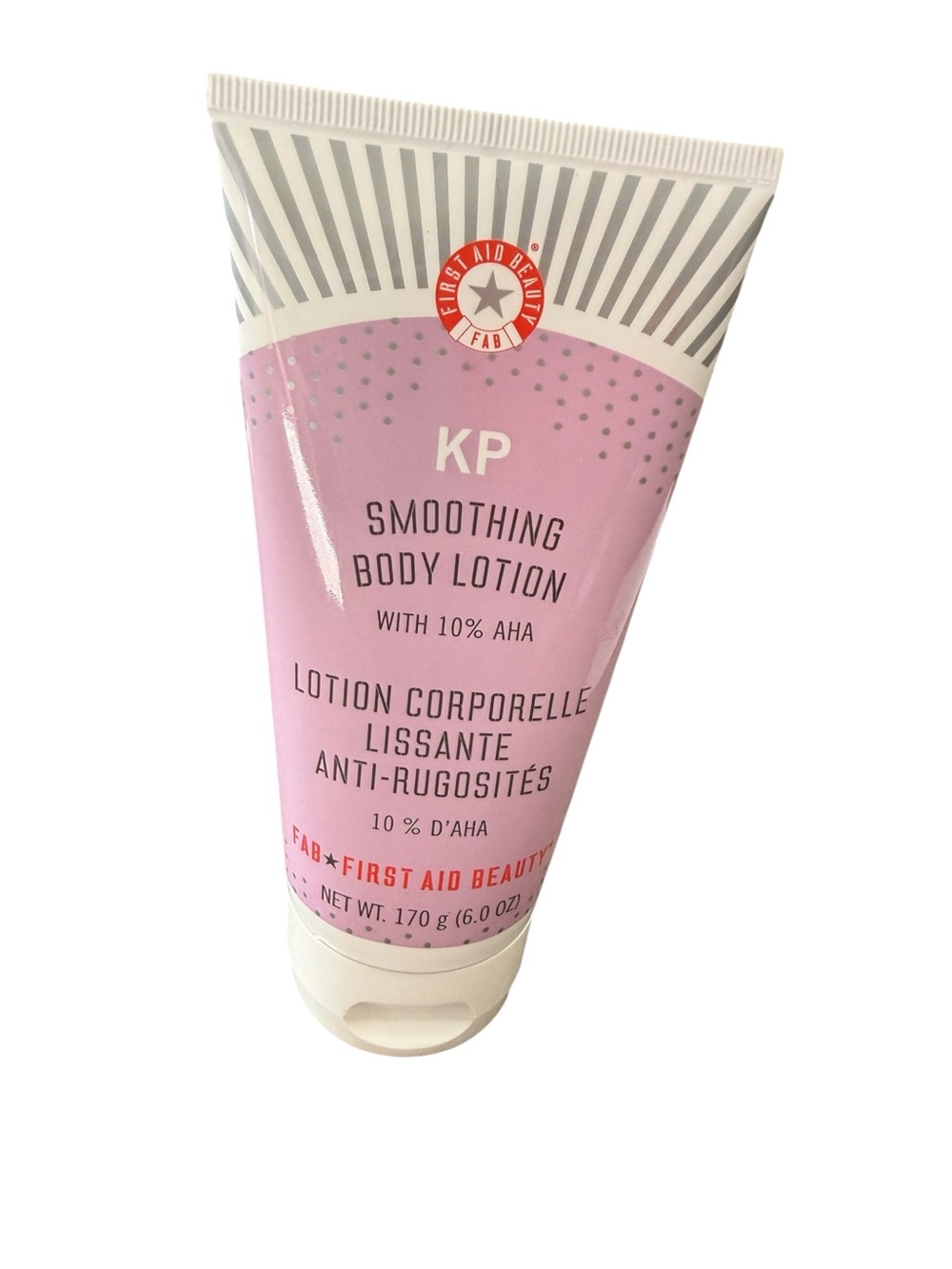 First Aid Beauty KP Smoothing Body Lotion - Light Pink Tube